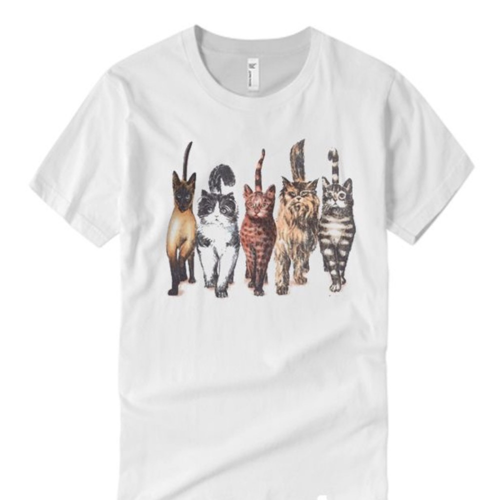 Vintage Cats T-Shirt 1990s XL